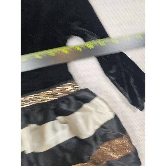 Sweet Heart Rose Dress Girls Size 3 Velvety Top Rhinestone Waist - Picture 3 of 6